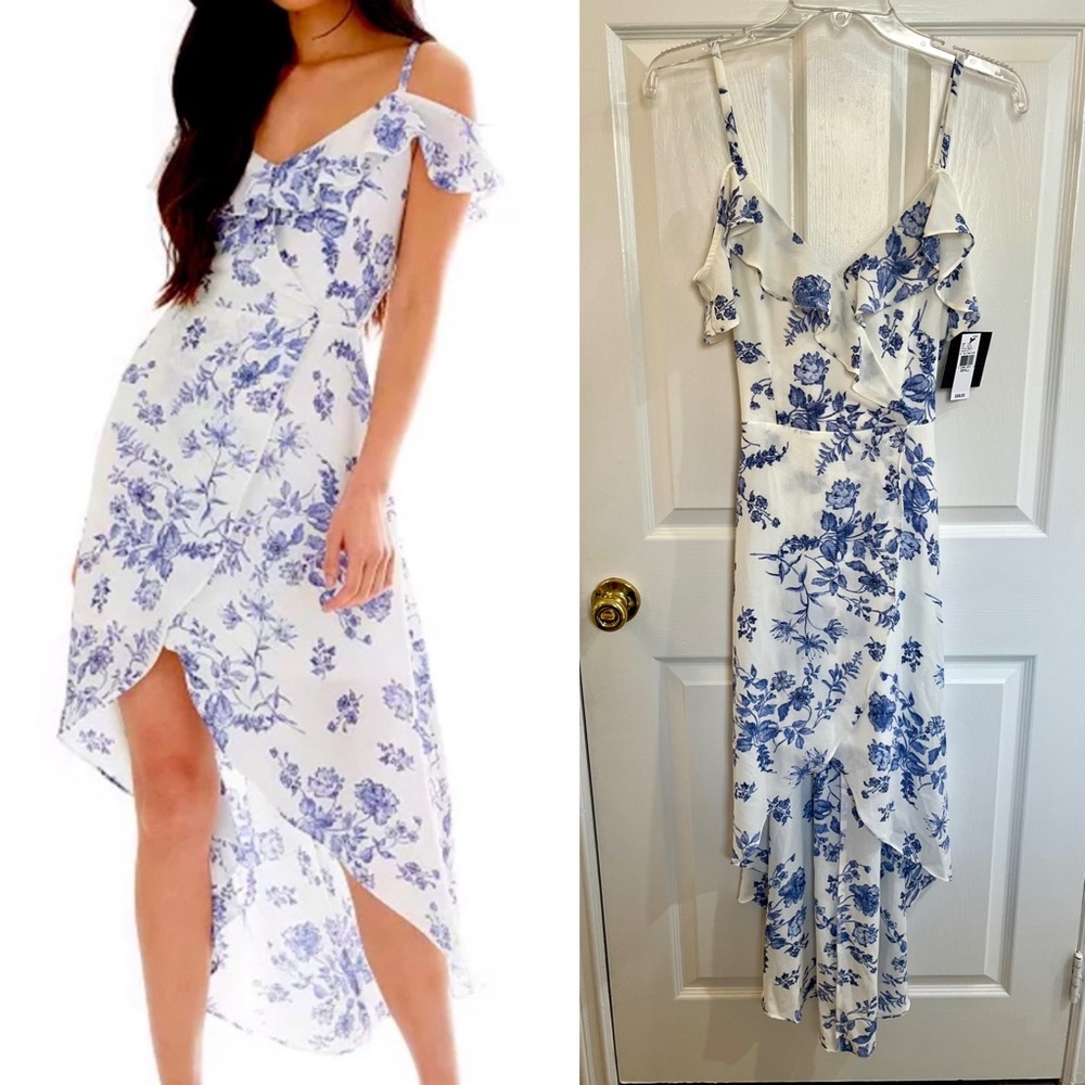 NWT Floral High-Low Dress Iz Byer - S